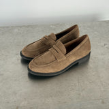 Produktbillede af BABETTE loafers i lysebrun. Fra BySofieSønderby