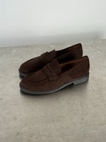 Produktbillede af BABETTE loafers i mørkebrun. Fra BySofieSønderby