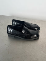 Produktbillede af sorte COCO loafers. Fra BySofieSønderby