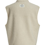 Produktbillede af beige DAWN vest. Set bagfra. Fra BySofieSønderby.