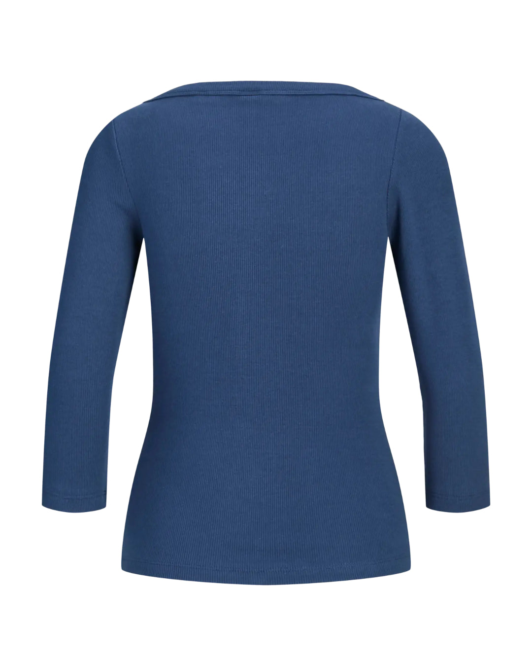 Produktbillede af navy FIFI boatneck. Set bagfra. Fra BySofieSønderby