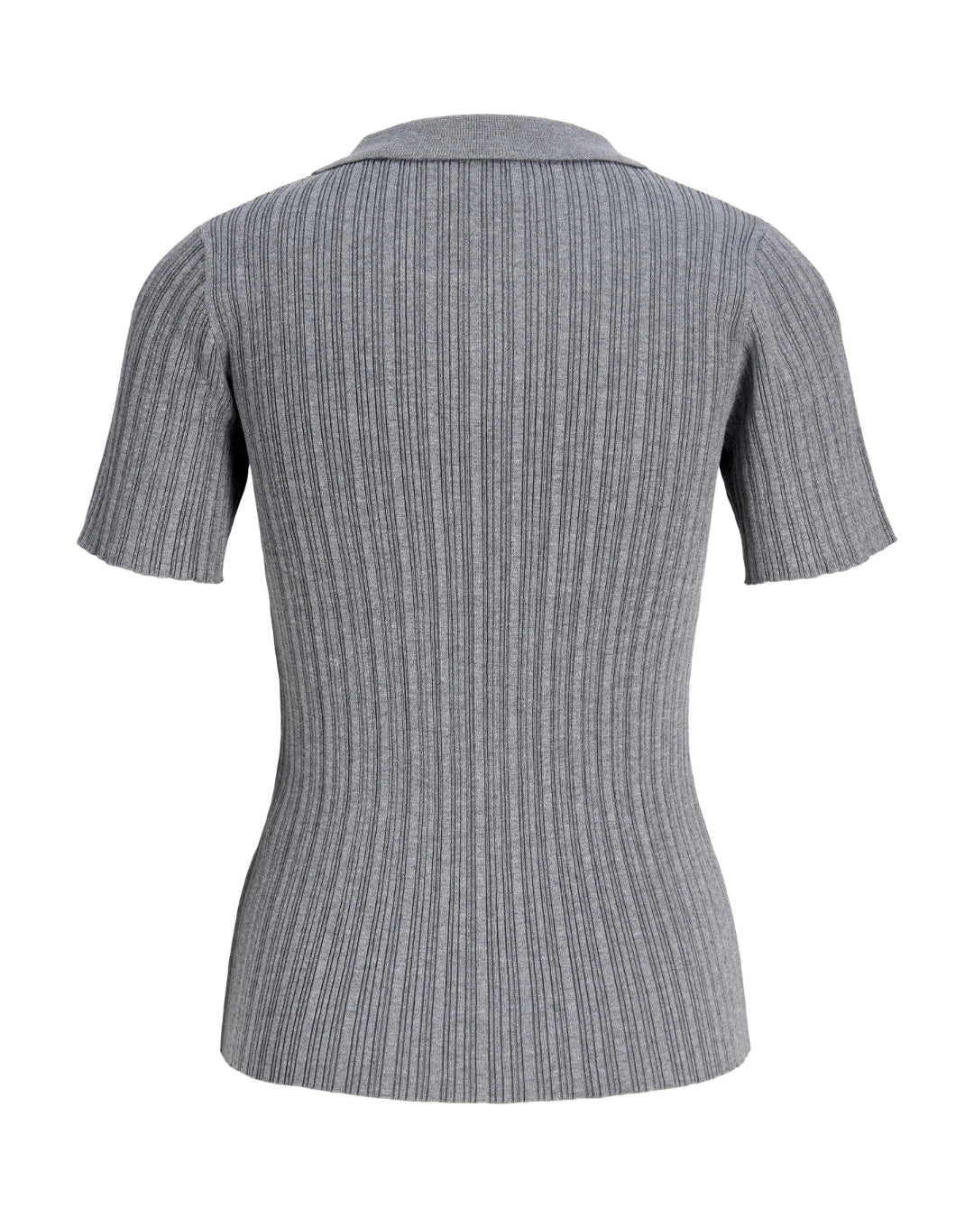 Produktbillede af grå HADLEY polo. Set bagfra. Fra BySofieSønderby