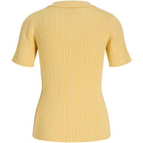 Produktbillede af gul HADLEY polo. Set bagfra. Fra BySofieSønderby