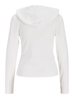Produktbillede af HENNA hood i hvid. Set bagfra. Fra BySofieSønderby