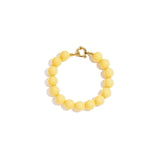Produktfoto af LULU armbånd, gul. Fra BySofieSønderby