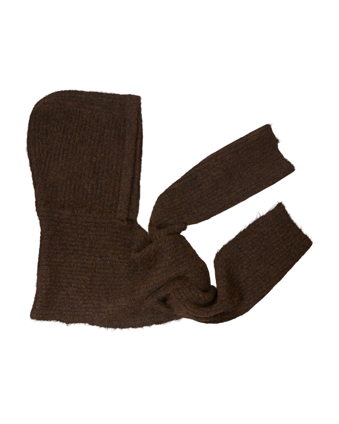 Produktbillede af MILU balaclava i brun. Fra BySofieSønderby