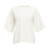 Produktfoto af Reynard t-shirt bluse i hvid. På hvid baggrund. Fra by Sofie Sønderby