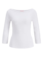 Produktbillede af Star bluse i hvid. Set forfra. Fra BySofieSønderby