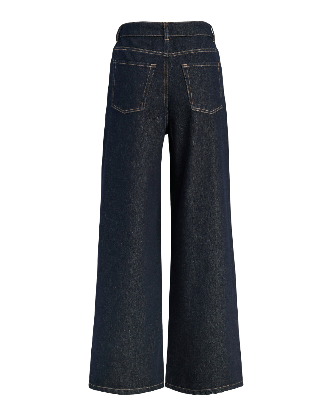Produktbillede af mørkeblå TOKYO jeans, set bagfra. Fra BySofieSønderby