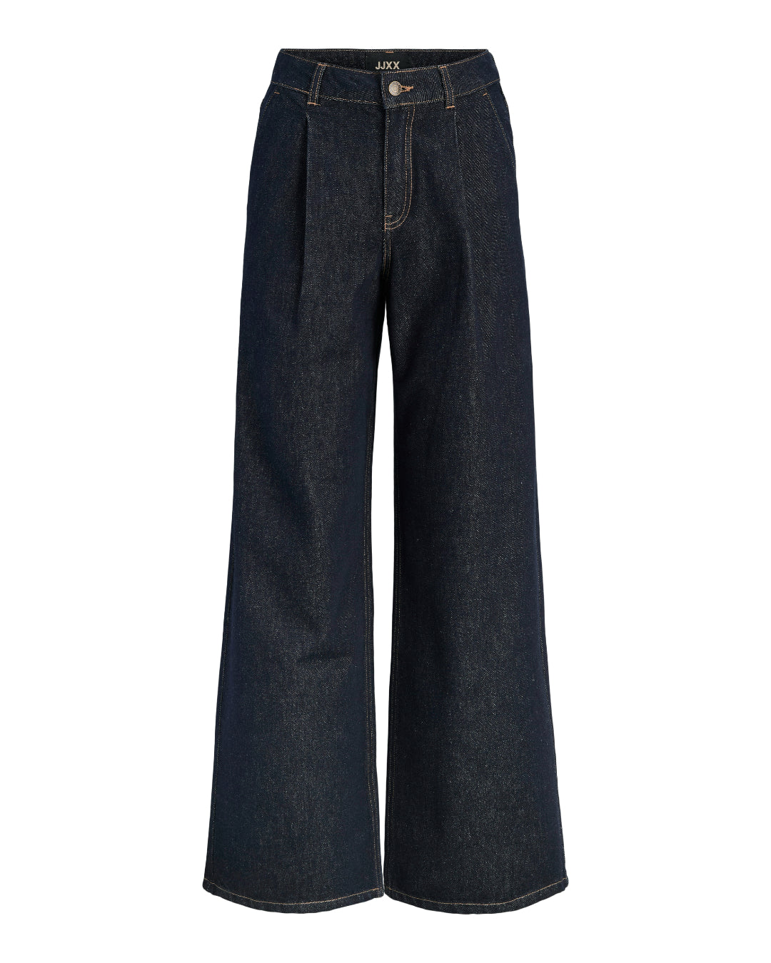 Produktbillede af mørkeblå TOKYO jeans, set forfra. Fra BySofieSønderby